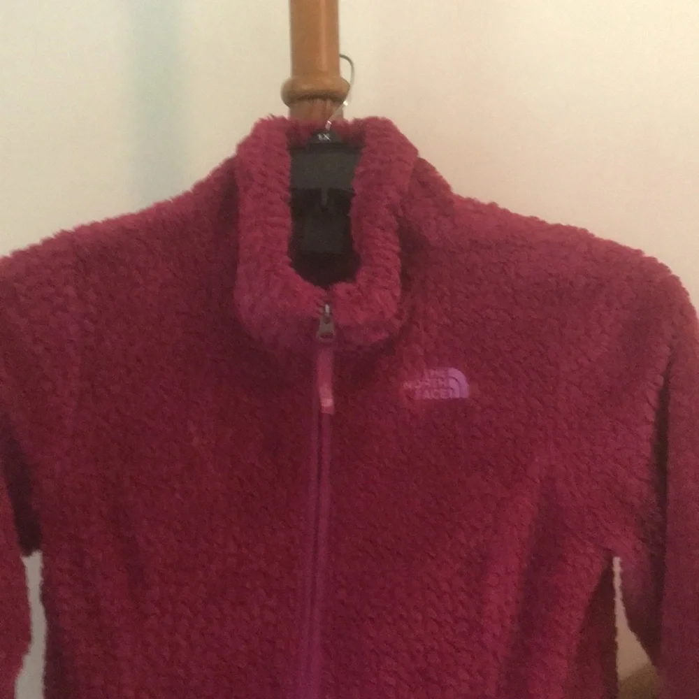 North Face Girls Furry Jacket Size Large 14-16